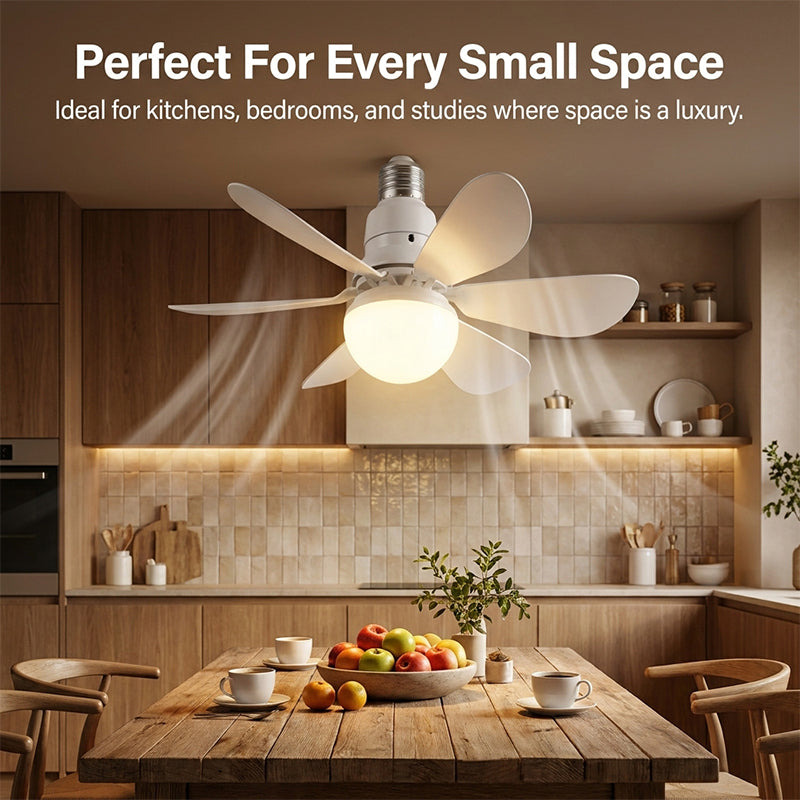 Modern Low Profile Ceiling Fan Light | Kalsten