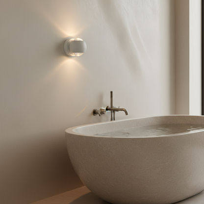 Diabolo Hourglass Dual-Beam Wall Sconce