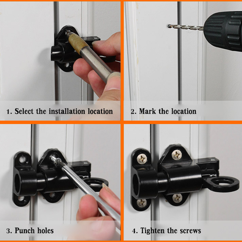 Kalsten | Aluminum Alloy Automatic Window Spring Latch