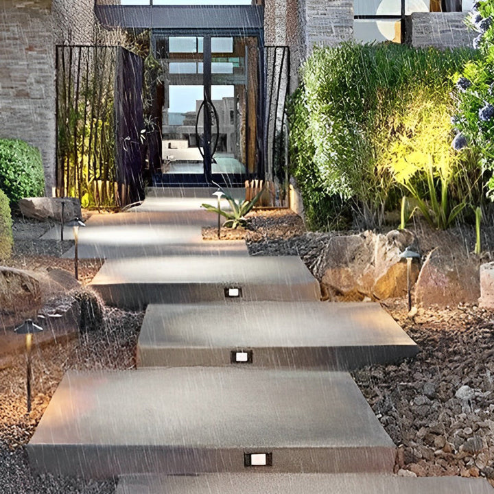 Visual Comfort Wall Recessed LED 3W Aluminum Modern Architectural Step Lights | Kalsten