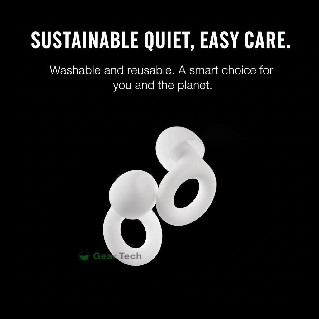 Reusable Noise-Reducing Sleep Earplugs
