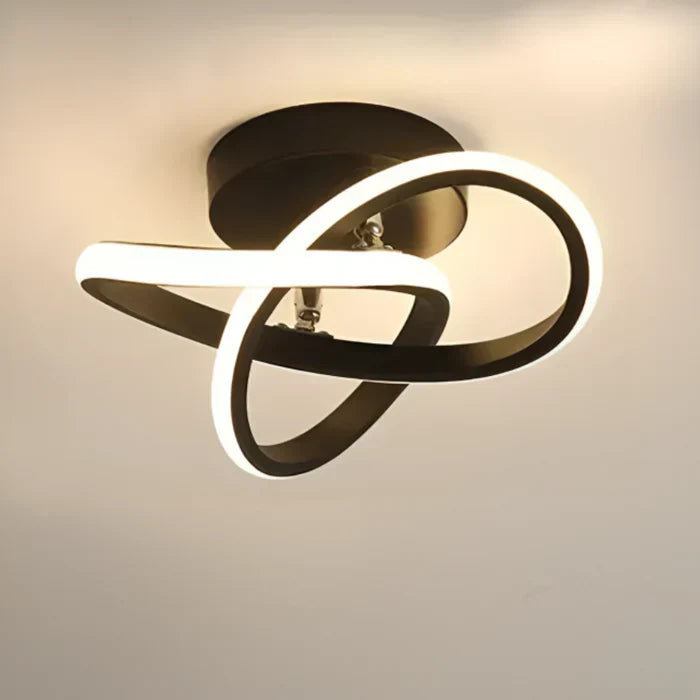 Modern LED Ceiling Lamp with Double Ring Design - Twilight Rings | Kalsten