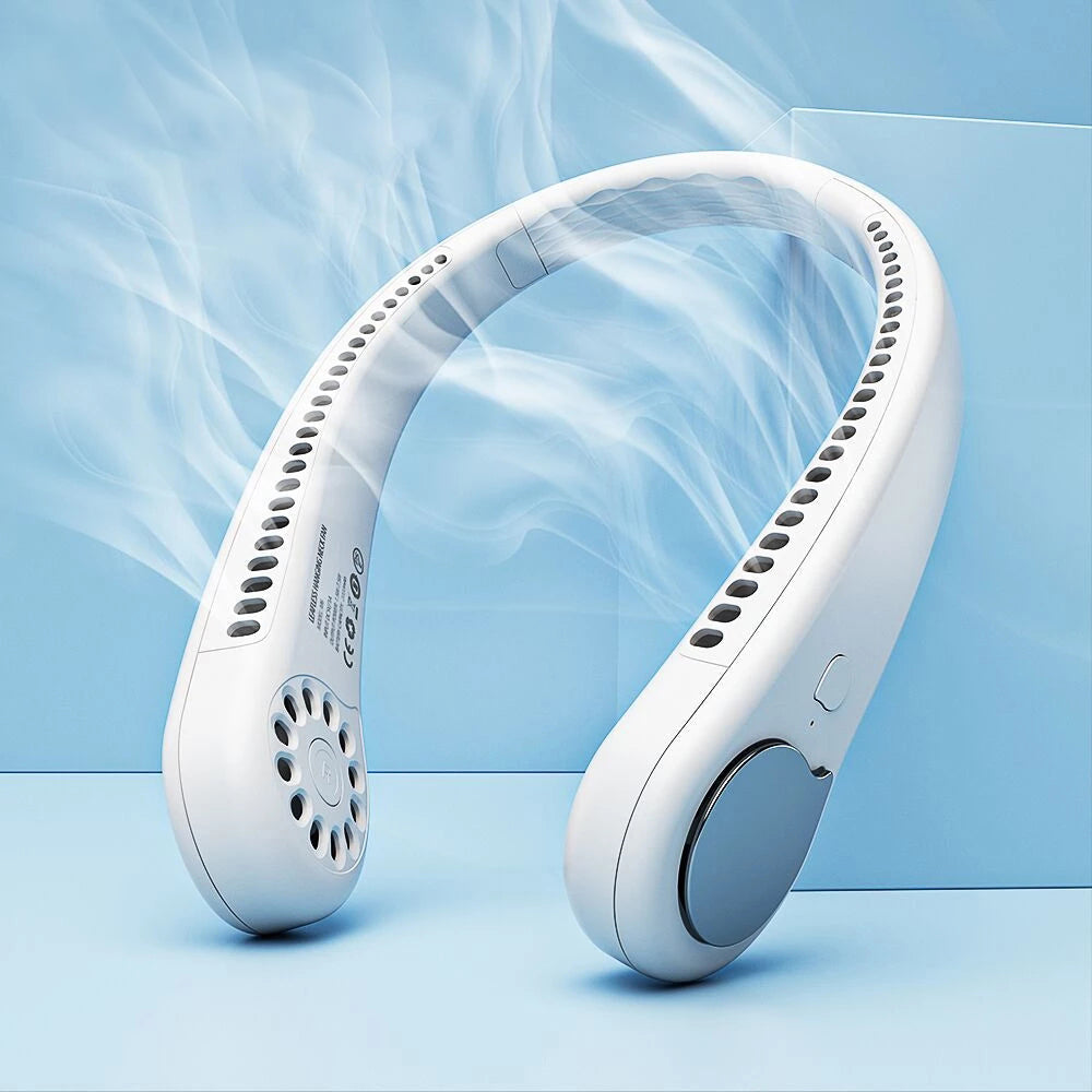 Portable Neck Fan, Bladeless Neck Fan Rechargeable | Kalsten