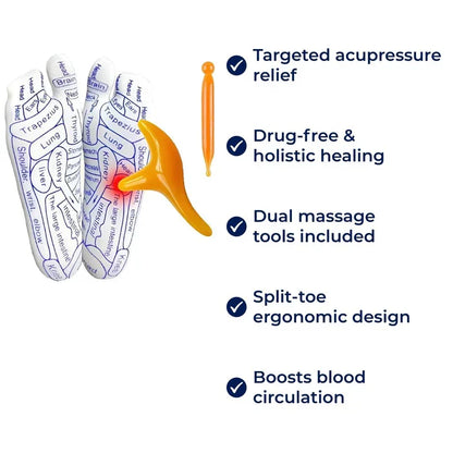 Skanto | Therapeutic Massage Socks | Acupressure Design for Instant Pain Relief & Relaxation at Home