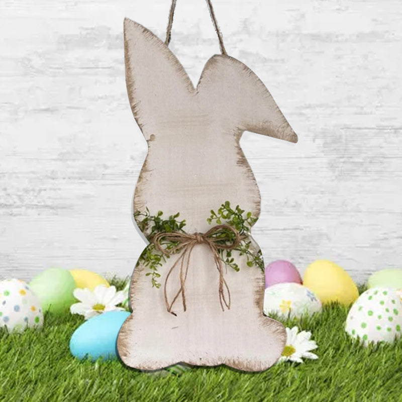 Easter Bunny Wooden Door Hanging Decor | Kalsten