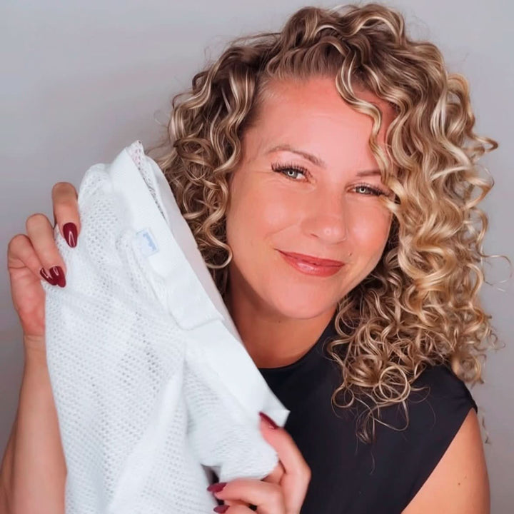 Kalsten | Net Plopping Cap for Curly Hair – Frizz-Free Drying Bonnet