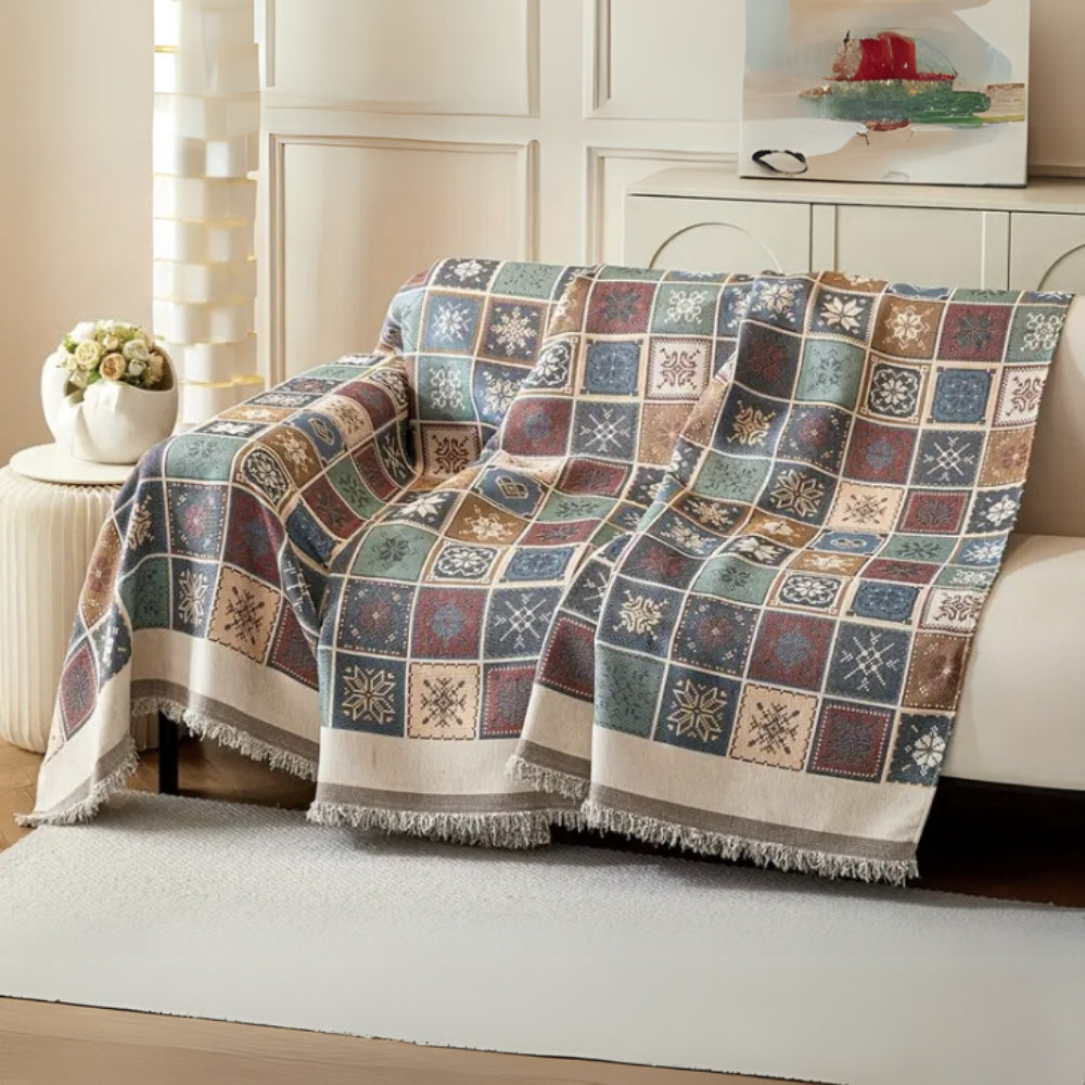Kalsten | Geneva Boho Knitted Sofa Cover
