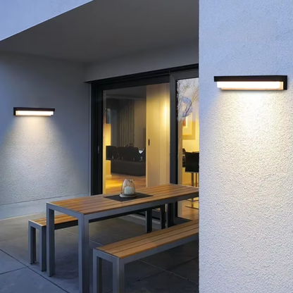Solar Motion-Sensor Outdoor Wall Light
