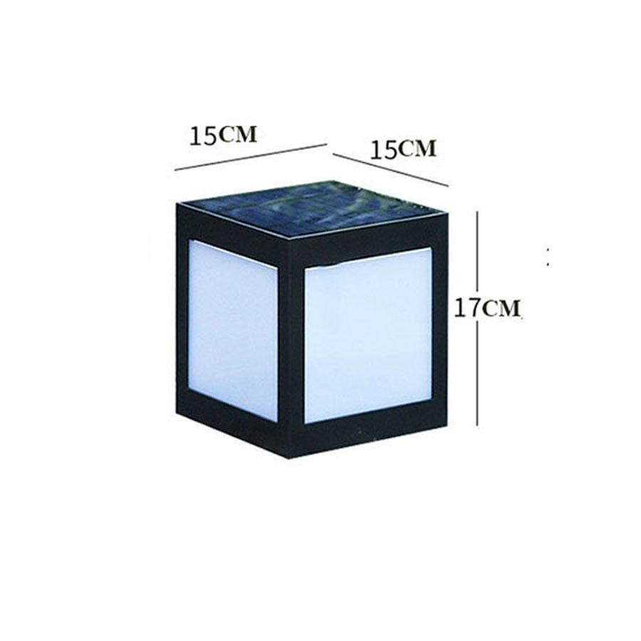 Skanto | Square Solar LED Garden Lamp – Decorative Outdoor Lighting for Paths and Patios