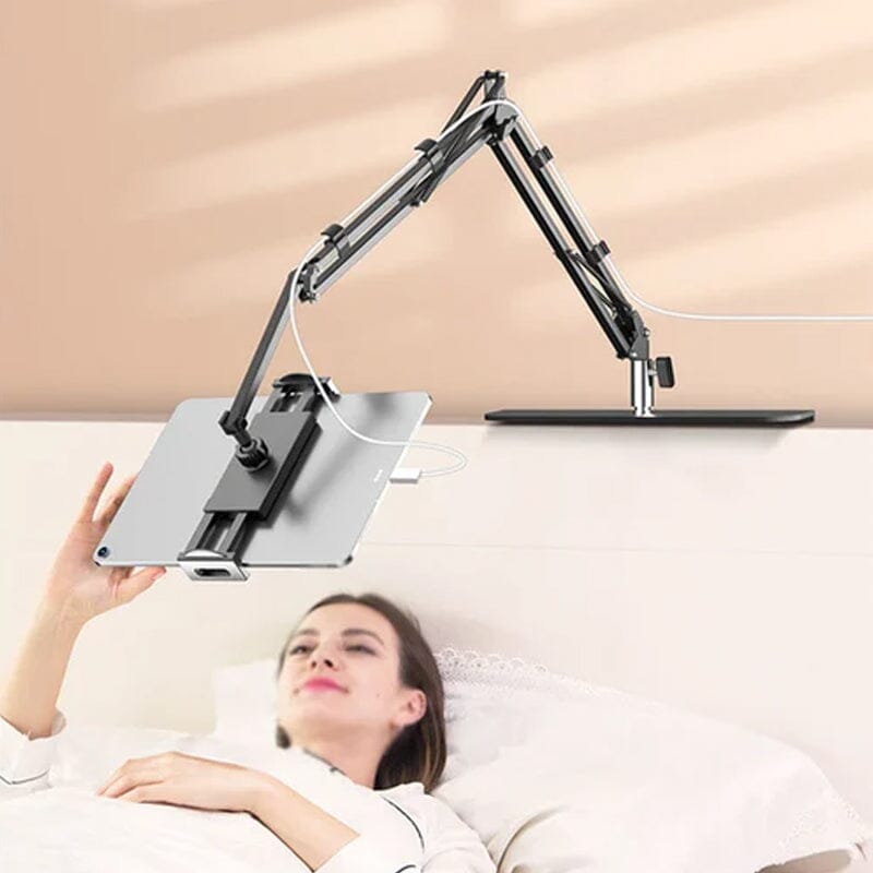 Hidden, extendable table tablet and phone holder | Kalsten