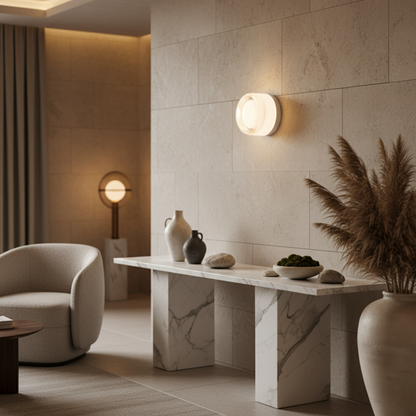 Rondel Textured LED Wall Sconce