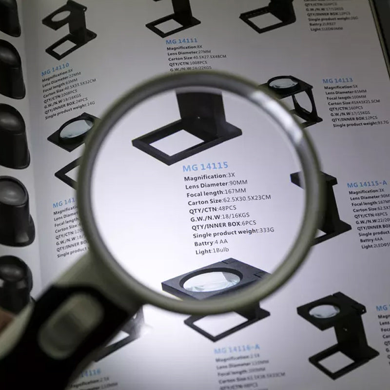 Kalsten | 20X optical magnifying glass with LED light