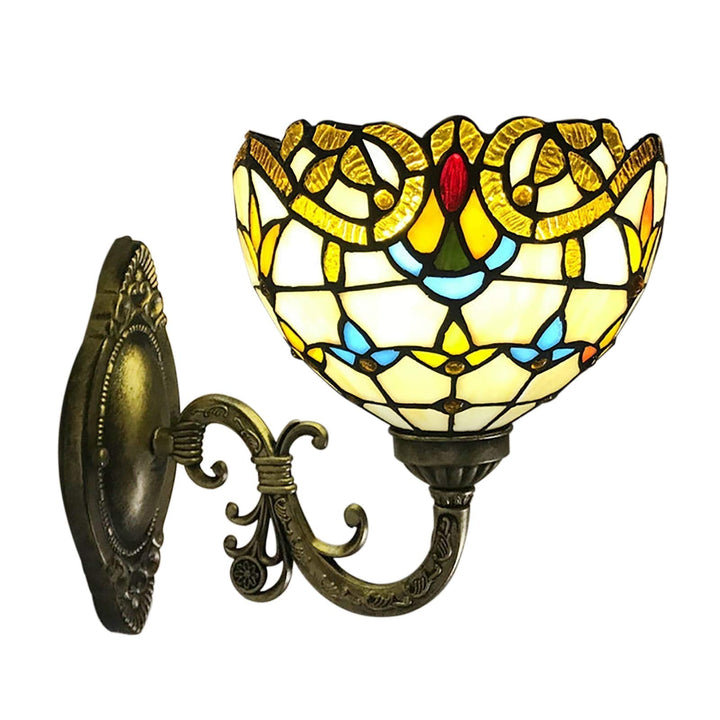 Retro lampshade made of stained glass | Kalsten
