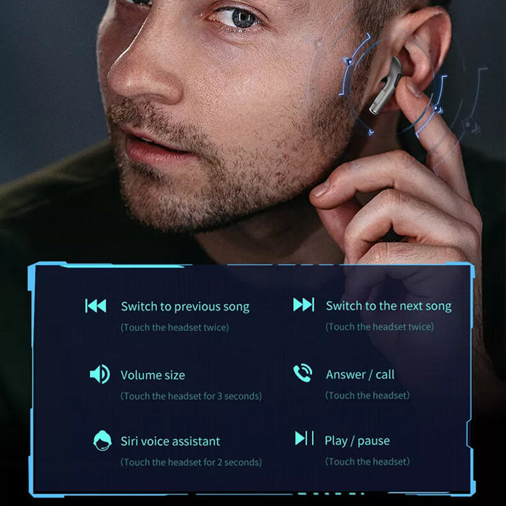 Kalsten | Noise-cancelling Digital Display Bluetooth Headphones