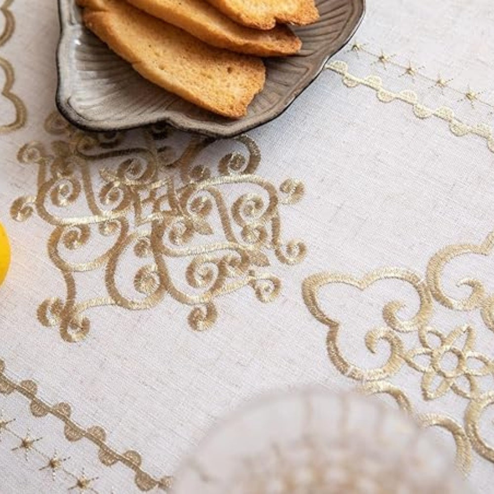 Kalsten | Sorella Luxe Embroidered Tablecloth