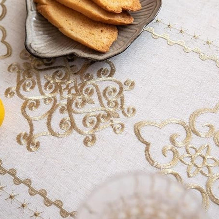 Kalsten | Sorella Luxe Embroidered Tablecloth