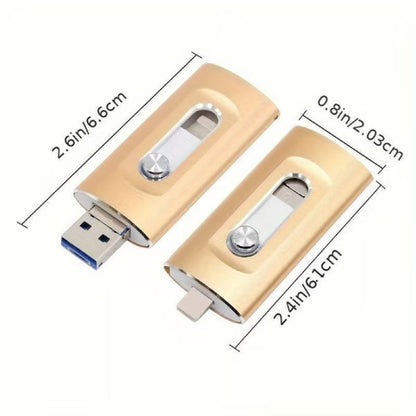 Skanto | 3-in-1 High Capacity USB Flash Drive for Phone and Computer