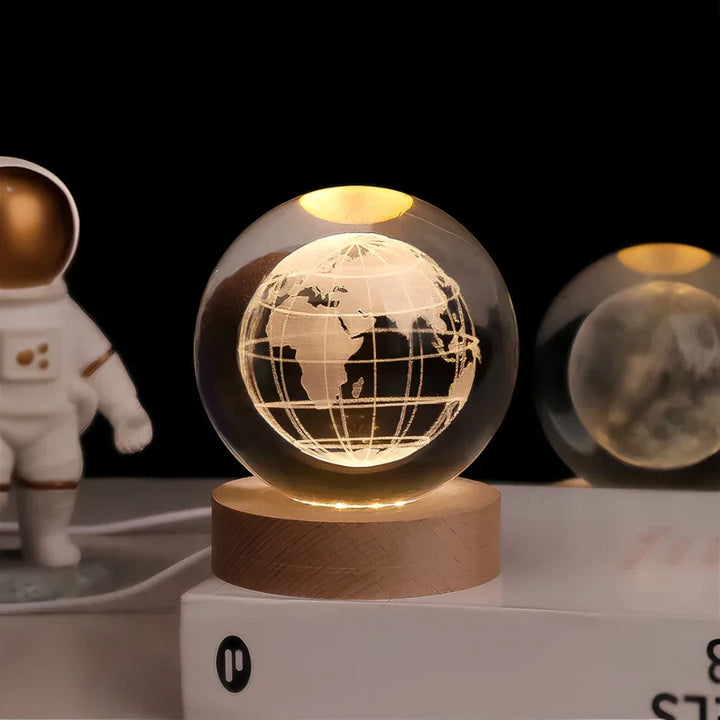 3D Crystal Ball LED Night Light Kalsten