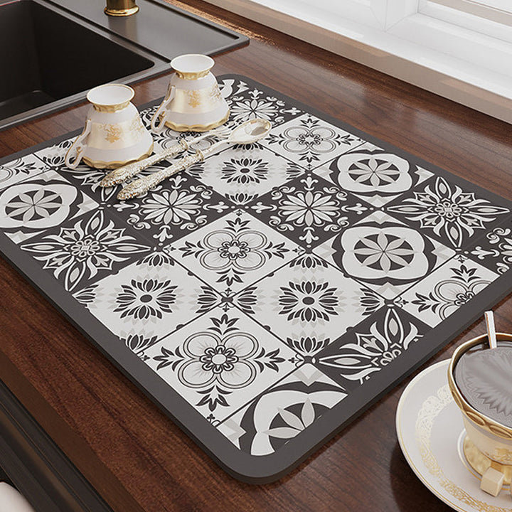 Kalsten | Retro Quick-drying Water-repelling Mat for Kitchen-Bar-Countertops