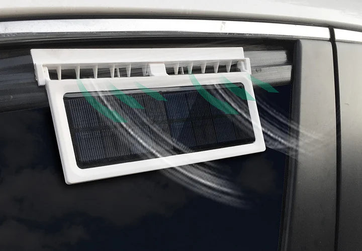 The New Solar Car Cooling Artifact [air circulation exhaust fan] | Kalsten