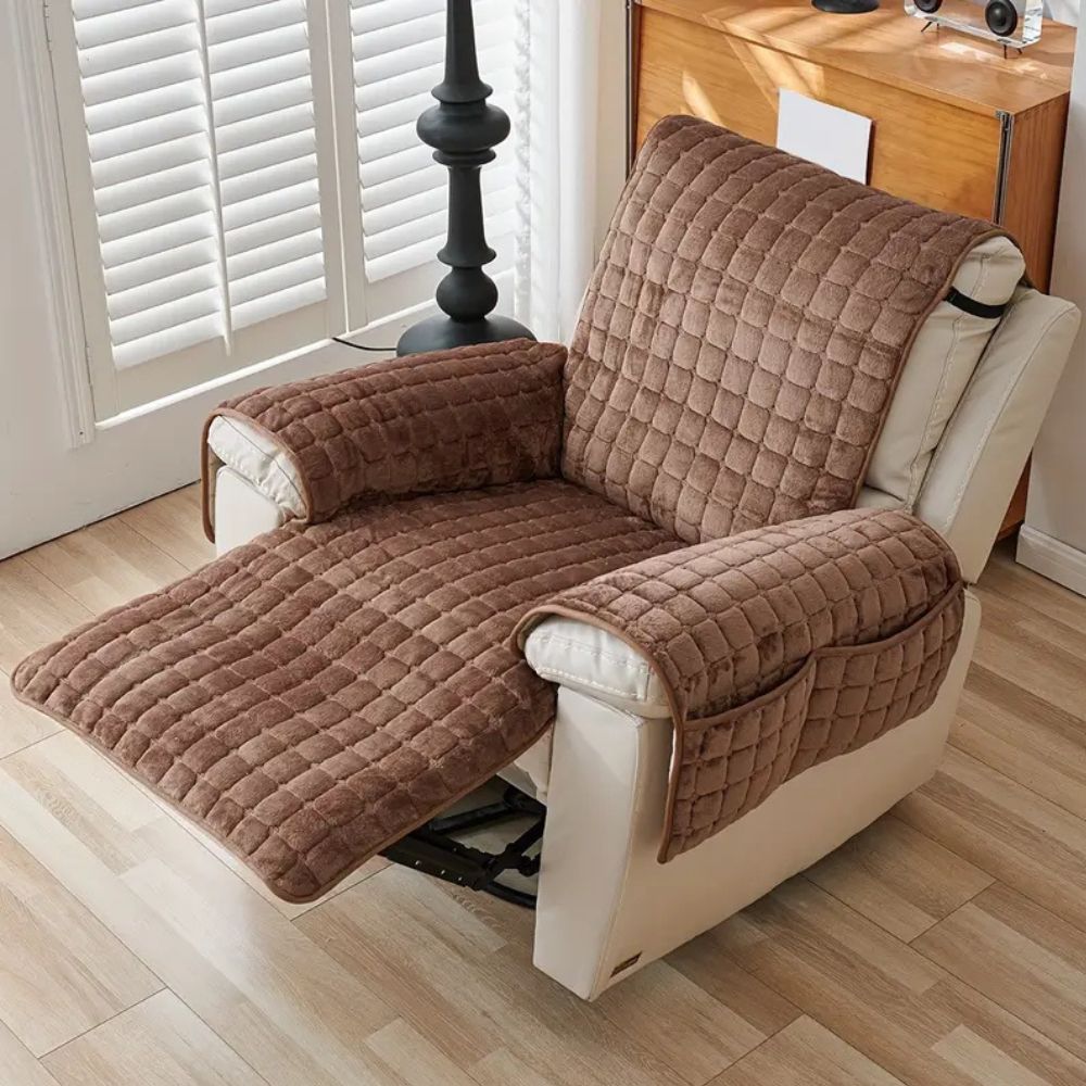 Kalsten | Snug Grid Recliner Cover