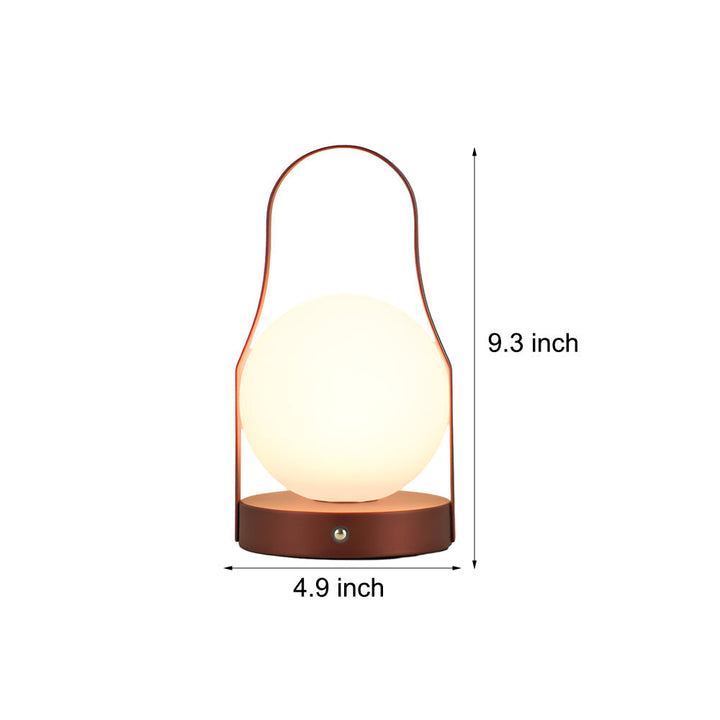 Touch Rechargeable LED Brass Portable Cordless Lantern Table Lamp | Kalsten