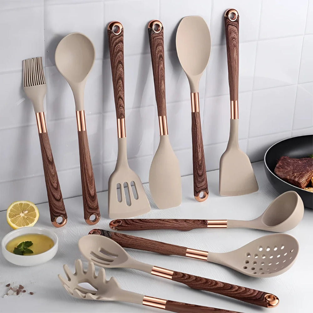 Kalsten | Luxe Silicone Cooking Utensils | 10 Pcs Set