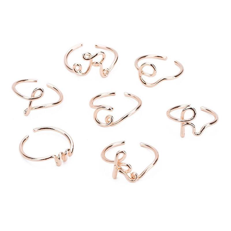 Kalsten | Simple A-Z Letter Ring