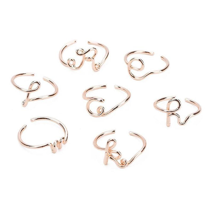 Kalsten | Simple A-Z Letter Ring