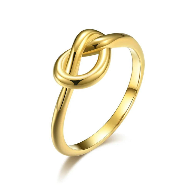 Kalsten | Dainty Heart Knot Bond Ring