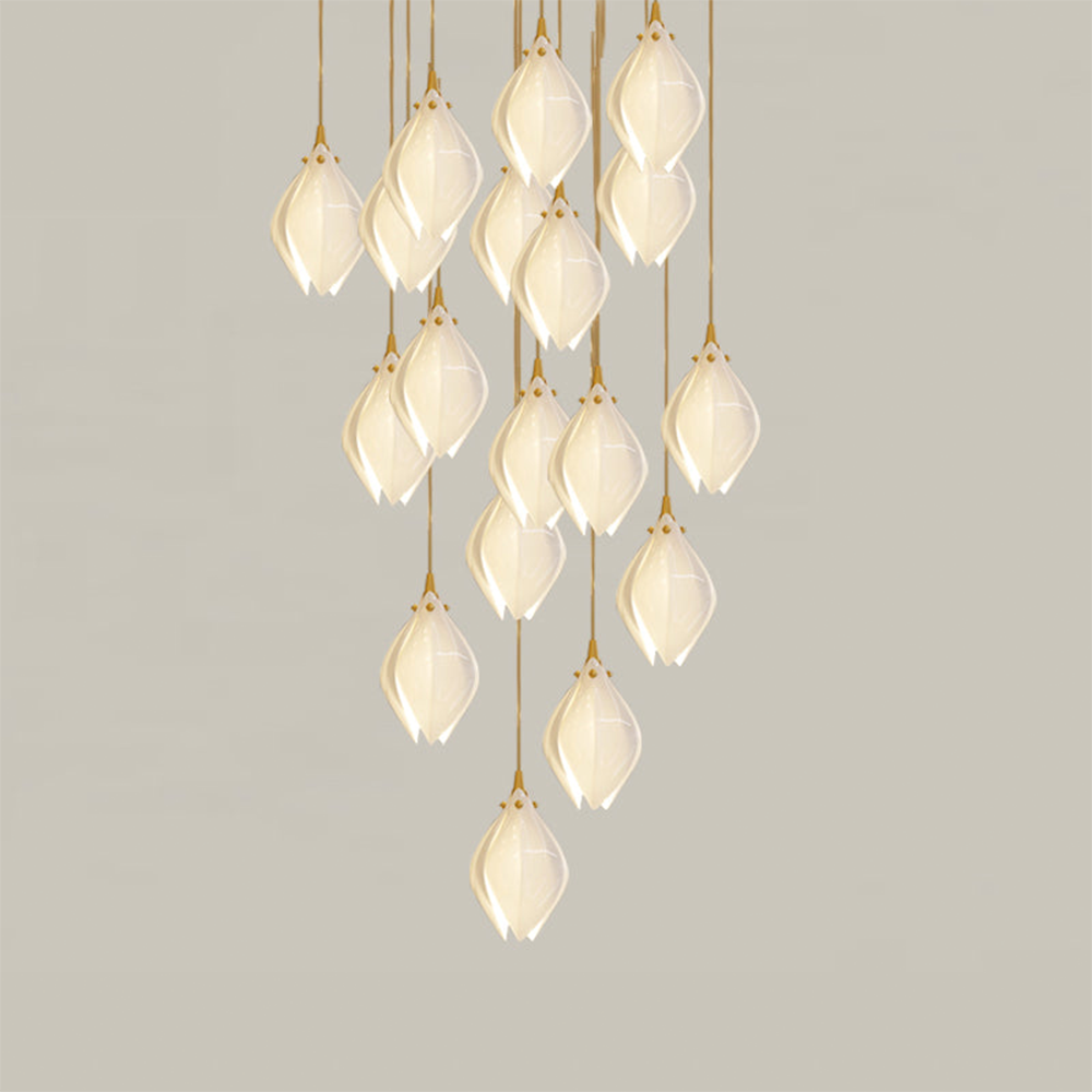 Creative Multi-heads Stylised Bloom Buds Pendant Lamp | Kalsten