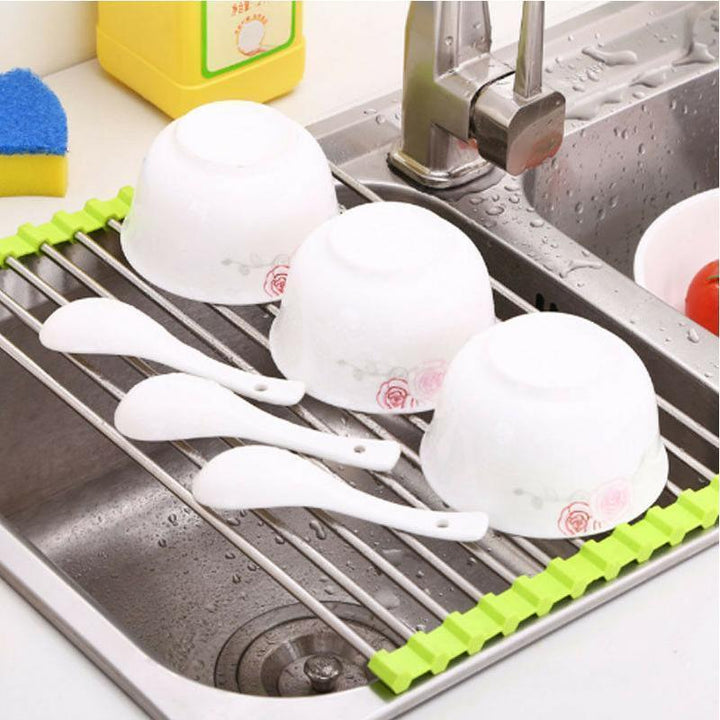 Roll-Up Stainless Steel Dish Dryer, Foldable | Kalsten