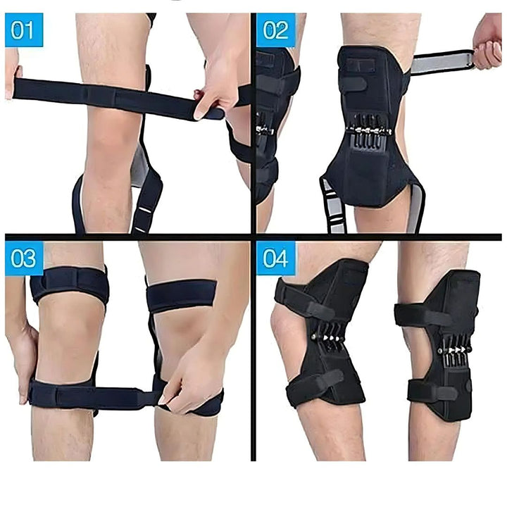 KneeGuard Pro | Set of 2 Hinged Knee Brace Stabilizers for Pain Relief | Adjustable Support for Knee Injuries - Arthritis - Post-Surgery Recovery Kalsten