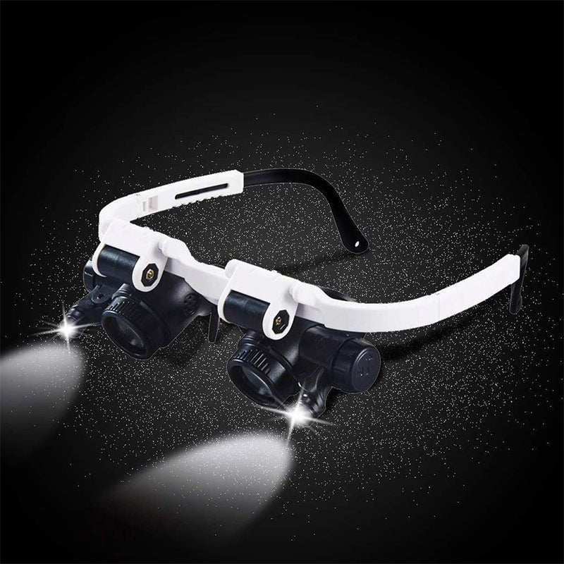 Brehn | Magnifying glasses with LED lamps for double eyes