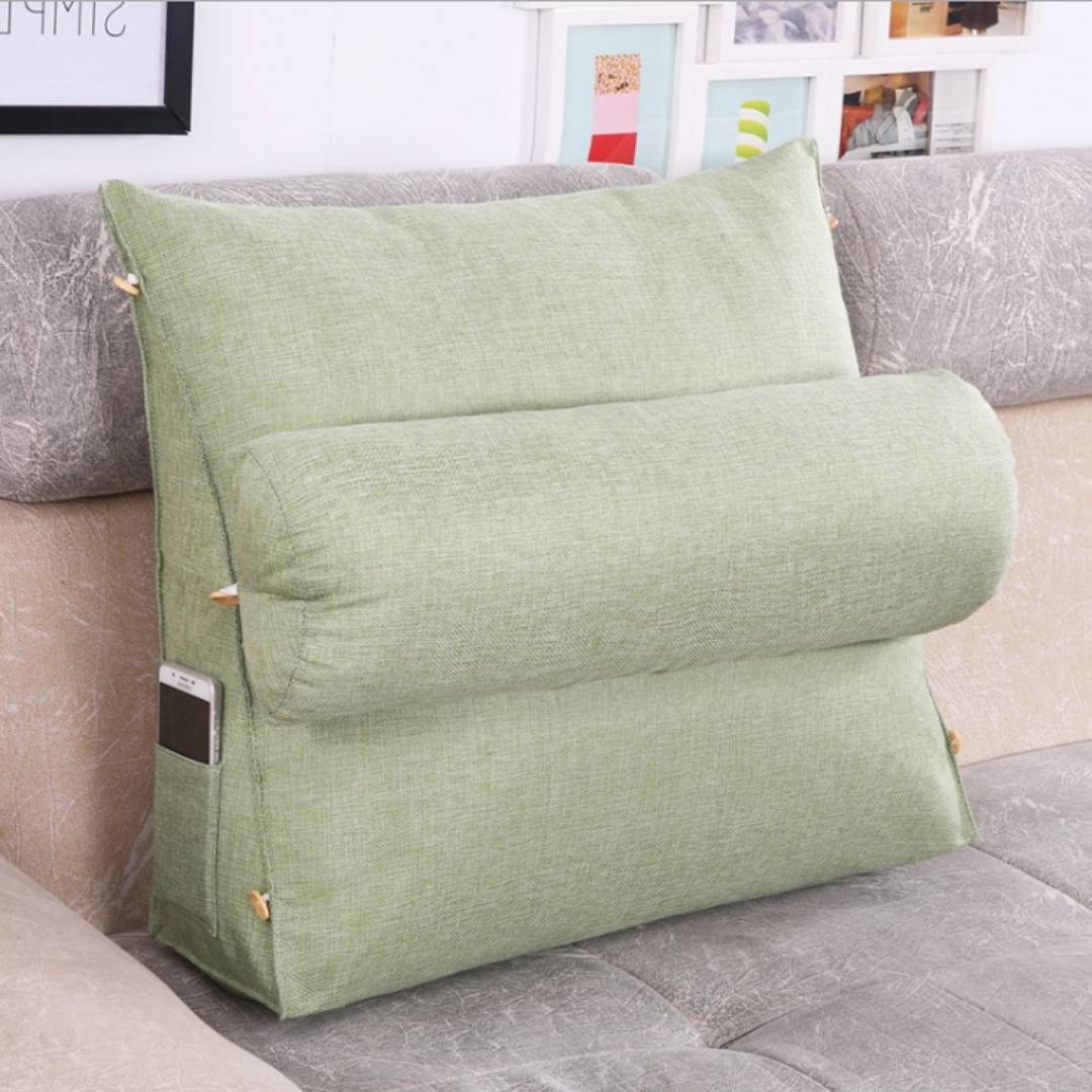 LoungeEase | Backrest Pillow for Reading and TV - Lumbar Support Adjustable Bed Pillow - Comfort Posture - Versatile Use Pillow Kalsten