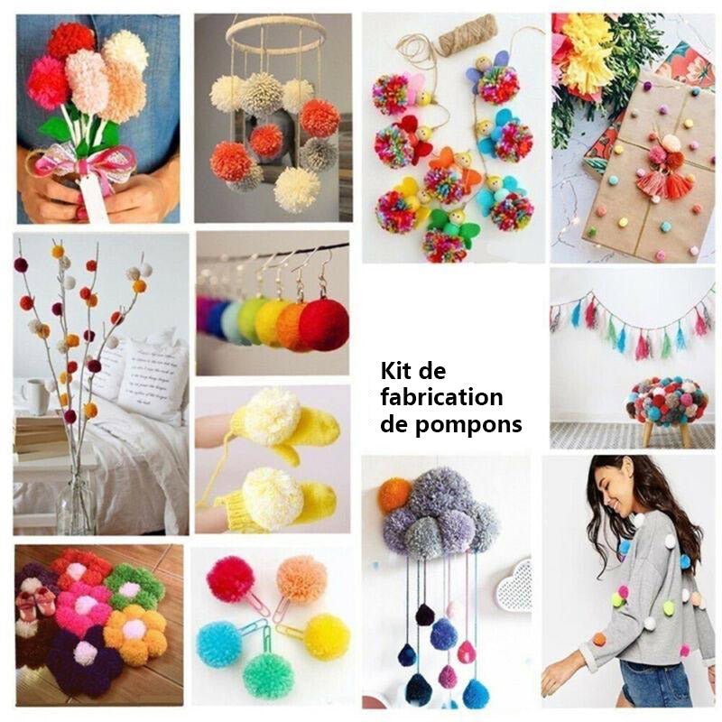 Craft set for pom pom machine | Kalsten