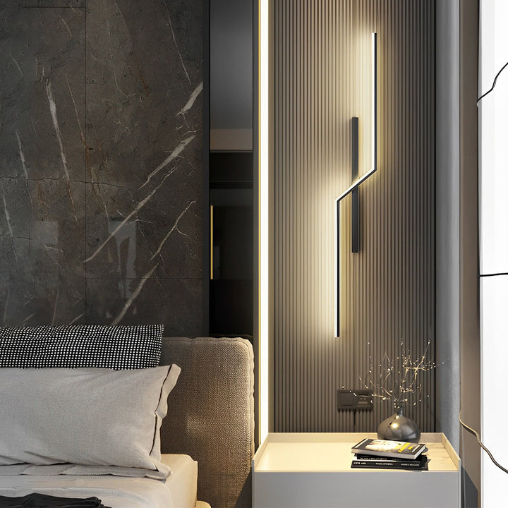 Lines Creative LED Modern Minimalist Wall Lamp Decorative Wall Lights Lighting | Kalsten