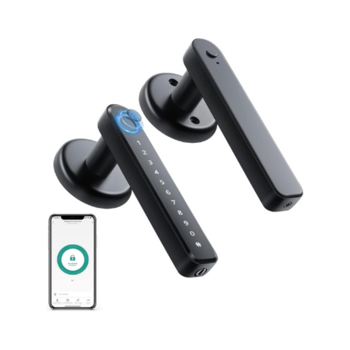 Electronic Fingerprint Door Lock with App Control and Backup Power