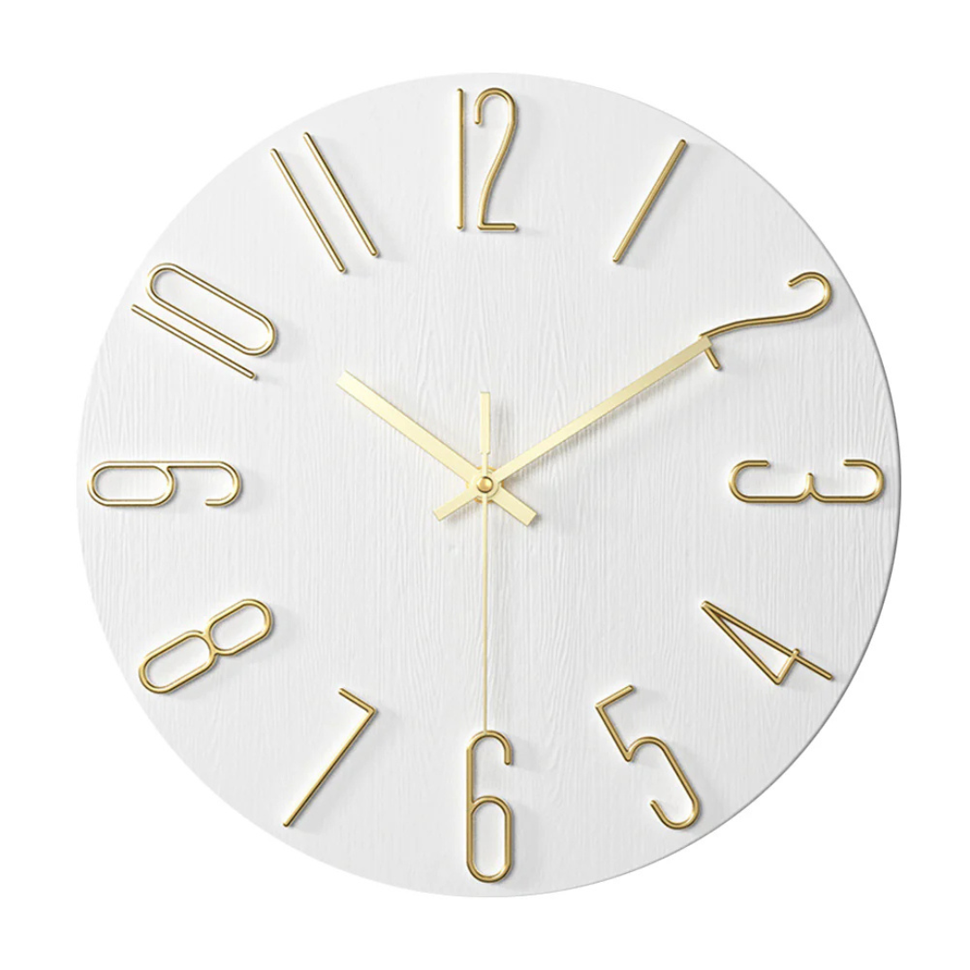 Kalsten | Noble Wall Clock – Modern & Silent Clock for Living Room