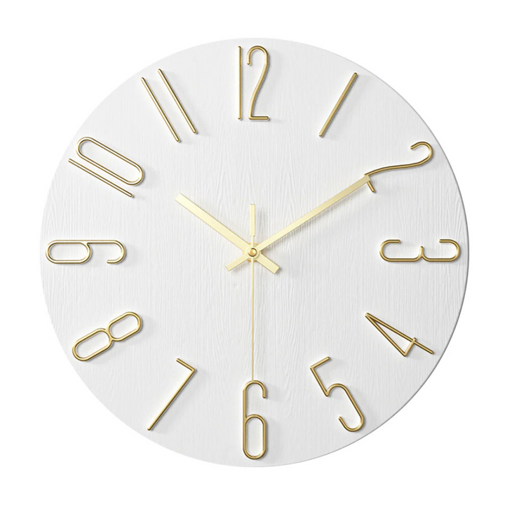 Kalsten | Noble Wall Clock – Modern & Silent Clock for Living Room