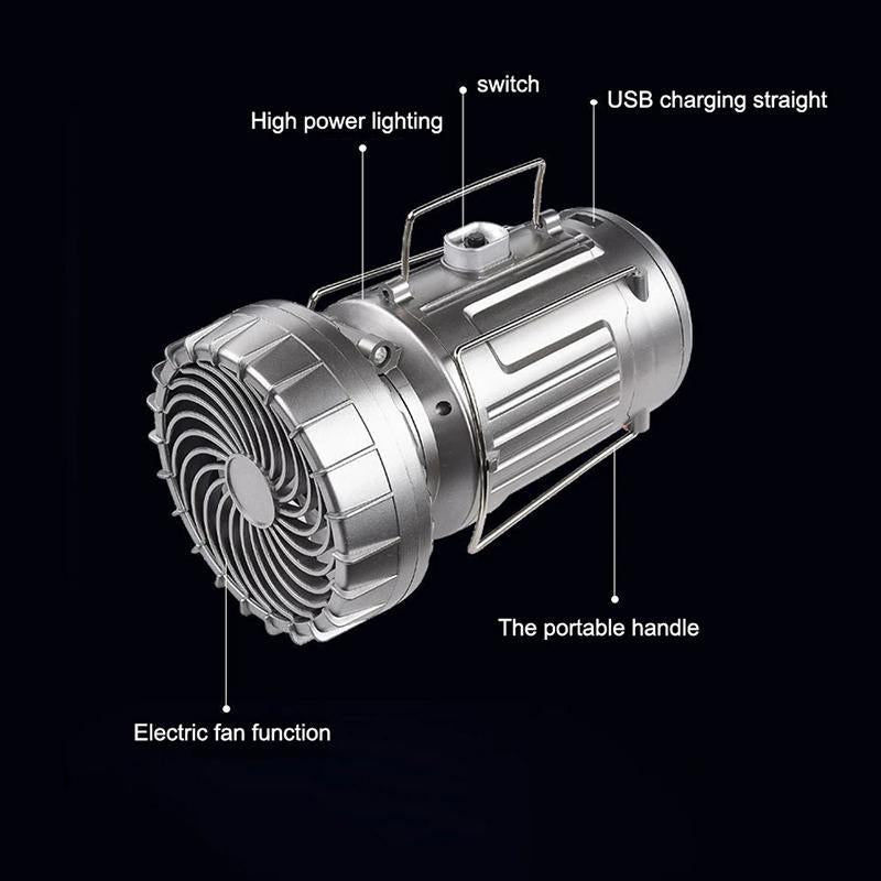 Outdoor LED Camping Light with Fan | Kalsten