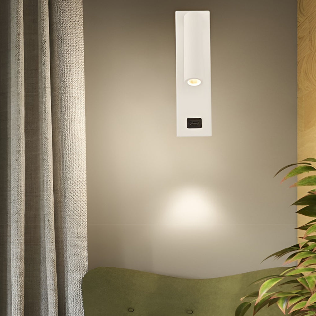 ArtiLicht Luxury Wall Lamp with Adjustable LED and USB Charging Port Kalsten