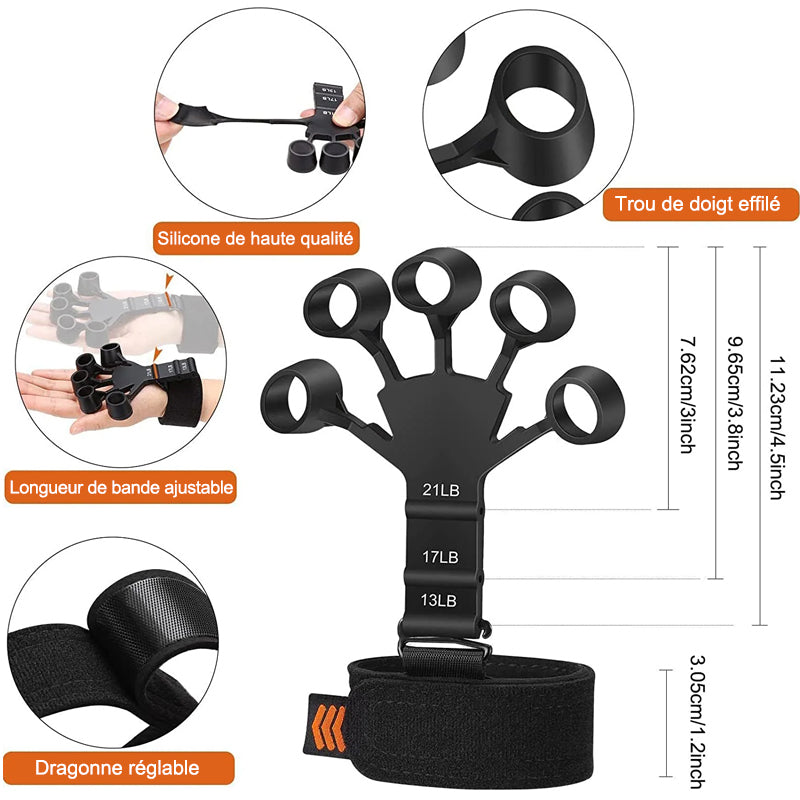 Silicone finger exercise trainer | Kalsten