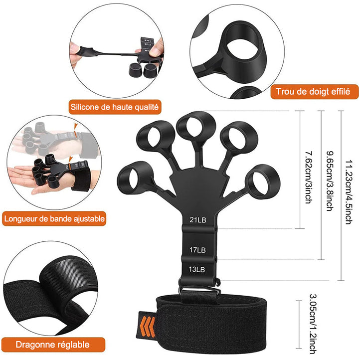 Silicone finger exercise trainer | Kalsten