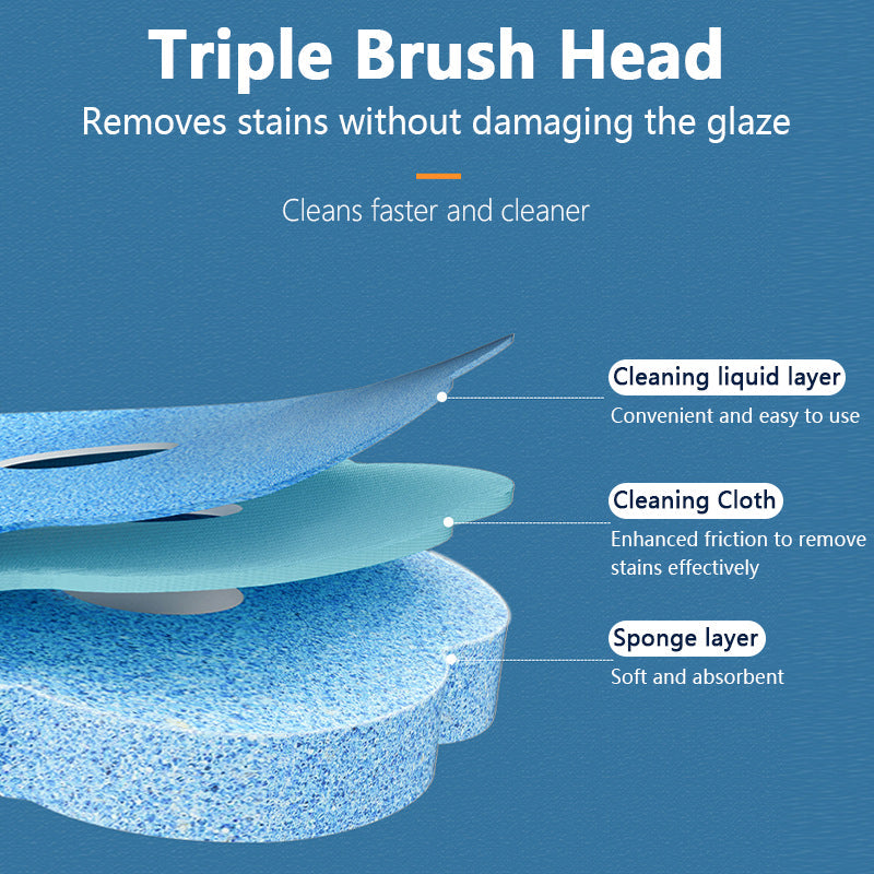 Kalsten | Disposable sponge head toilet brush