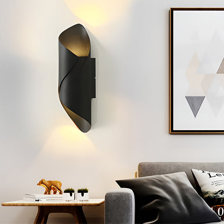 Outdoor LED Up and Down Light Waterproof Modern Wall Sconce Lighting | Kalsten