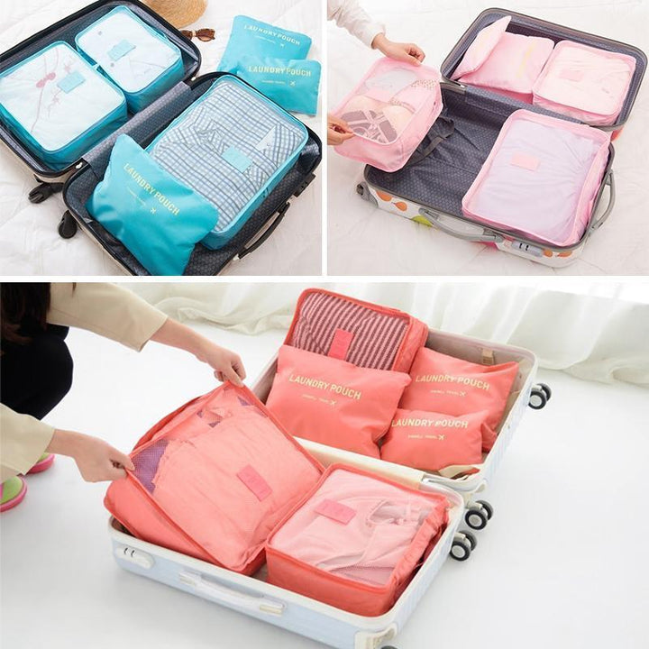 Packing Cubes Set – 6-Piece Travel Organizer