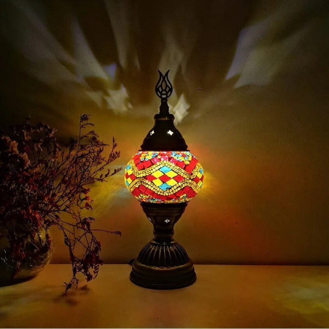 Mosaic Colorful Pattern Table Lamp Kalsten