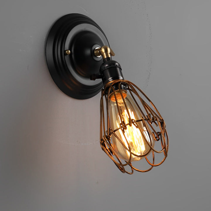 Adjustable Iron Retro Country Industrial Style Wall Lamp Wall Light Fixture | Kalsten