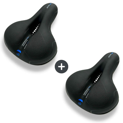 Sandsberg | CloudComfort Pro Bicycle Saddle | Pressure-Relieving Memory Foam | Black